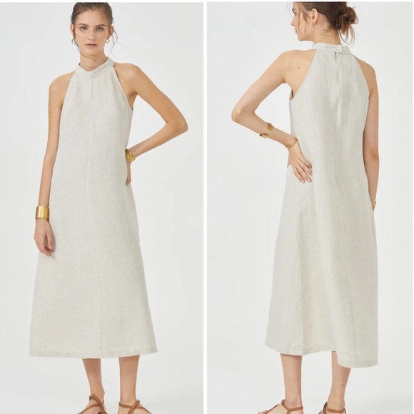 Lanhtropy Olivia Halter A Line Dress Sz S - Picture 6 of 13